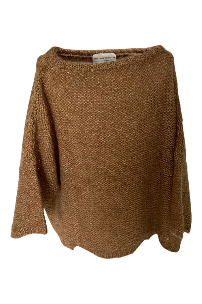 WDTS - Mia Mohair jumper -brown caramel