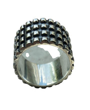 925 Silver Multi stud ring