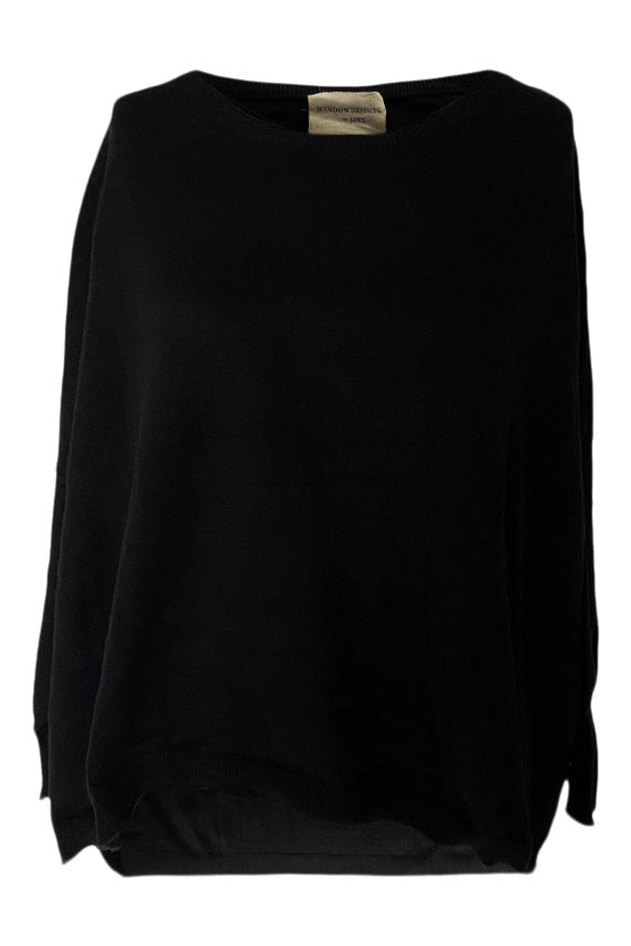 WDTS - Mia 100% wool jumper - black