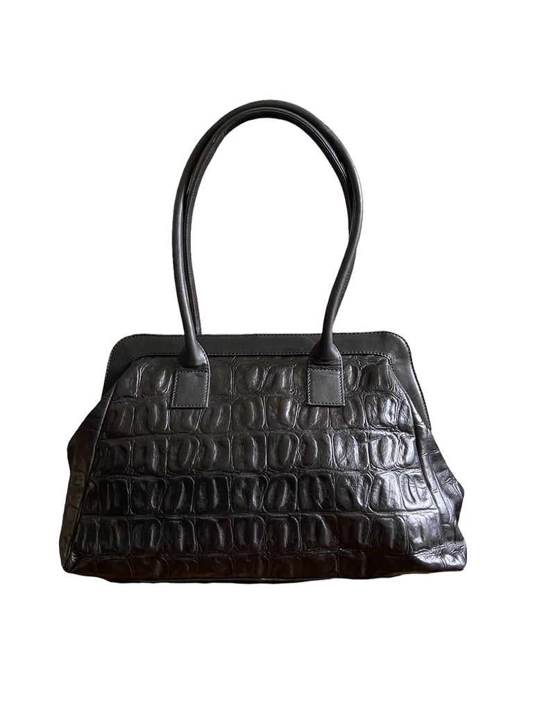 CollardManson Doctors Bag - Black Croc