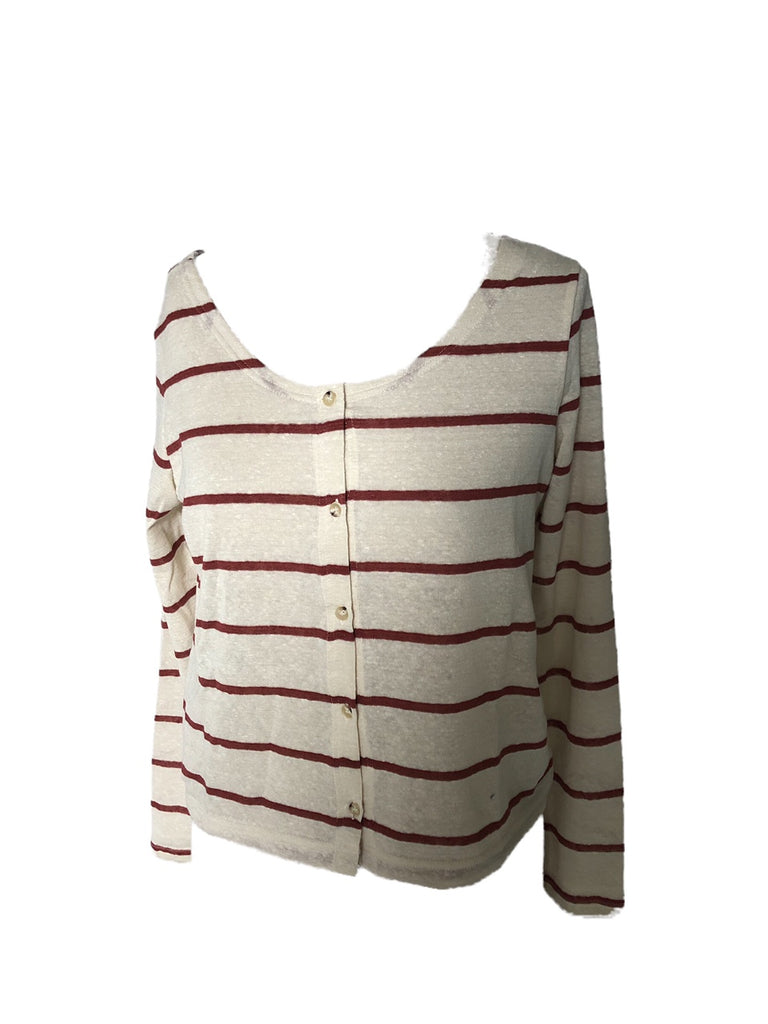 Mama B SS22 PALO LR SS22 Cardigan ARGILLA /LATTE