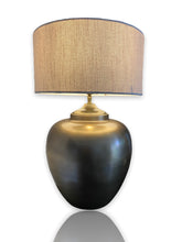 Deimas lamp - Antique brass finish & Linen Shade