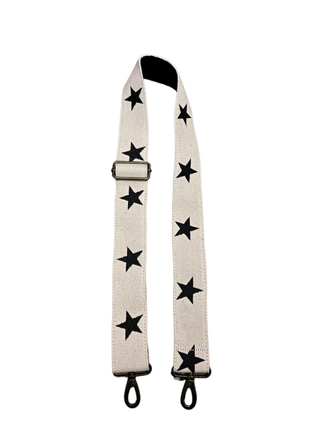 Black Star Webbed Bag Strap