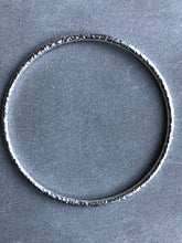 925 silver textured bangle