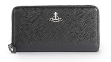 Vivienne Westwood VEGAN GRAIN NEW ZIP ROUND WALLET