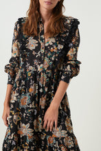 Leon & Harper AW22 Raphia Mahat Dress Black