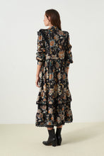 Leon & Harper AW22 Raphia Mahat Dress Black