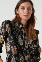 Leon & Harper AW22 Raphia Mahat Dress Black