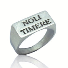 WDTS 925 Silver Flat Front Ring- NOLI TIMERE