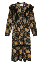 Leon & Harper AW22 Raphia Mahat Dress Black