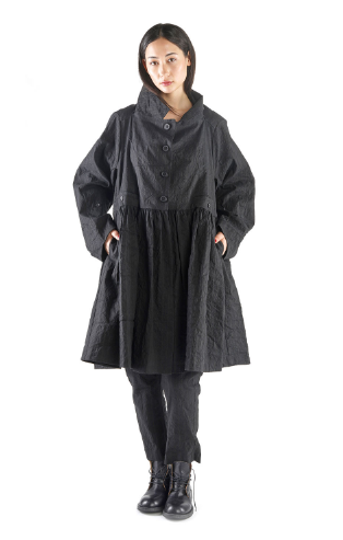 Rundholz AW23 1101207 coat - Black Stripe