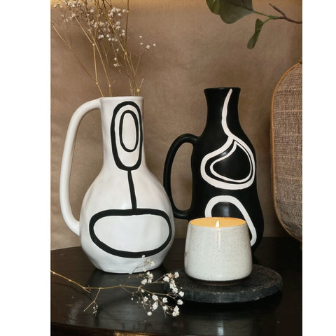 Vase Dolomite White
