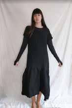 WDTS Seam Detail Frilled Hem Dress