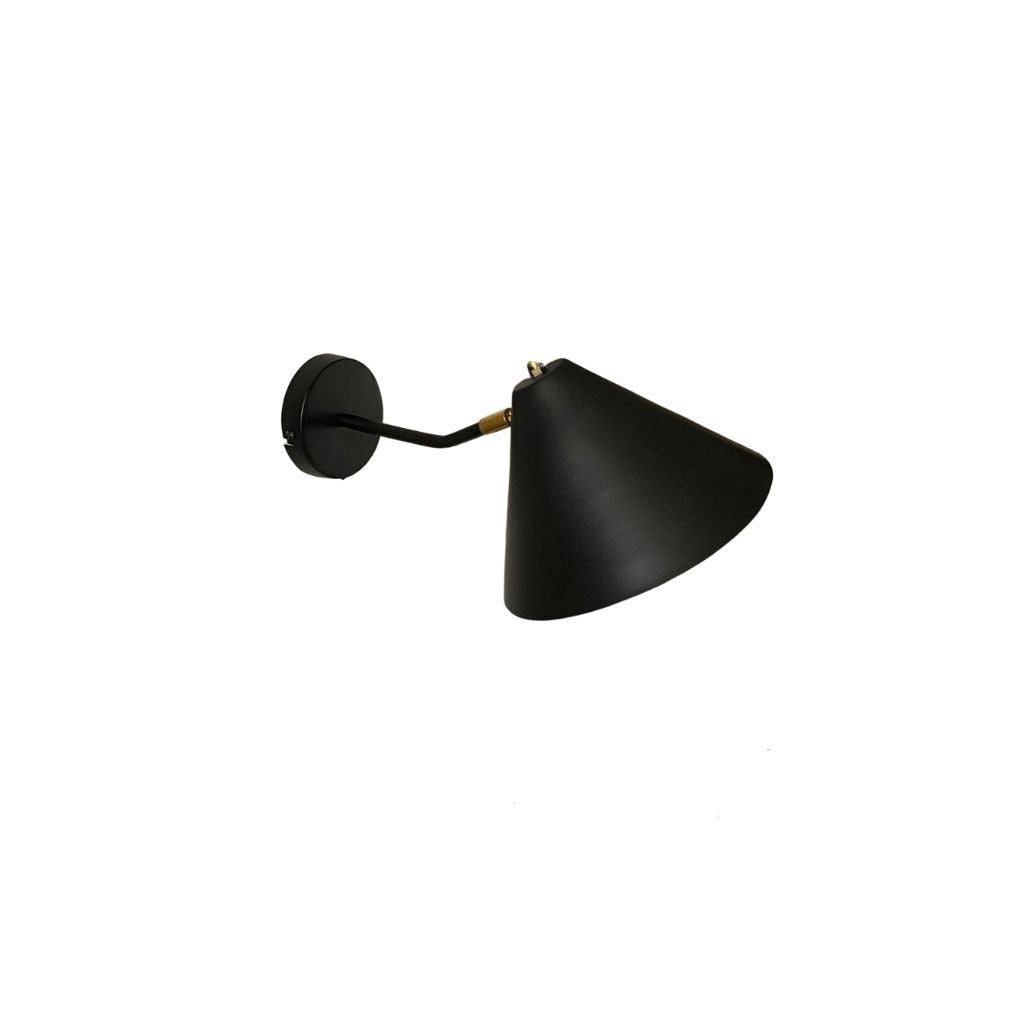 Wall Lamp, Antera, Black finish iron