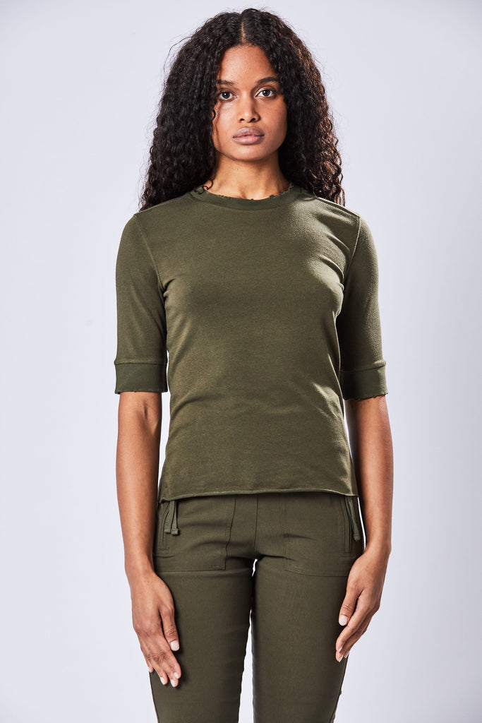 Thom Krom AW23 W TS 498 hunt green