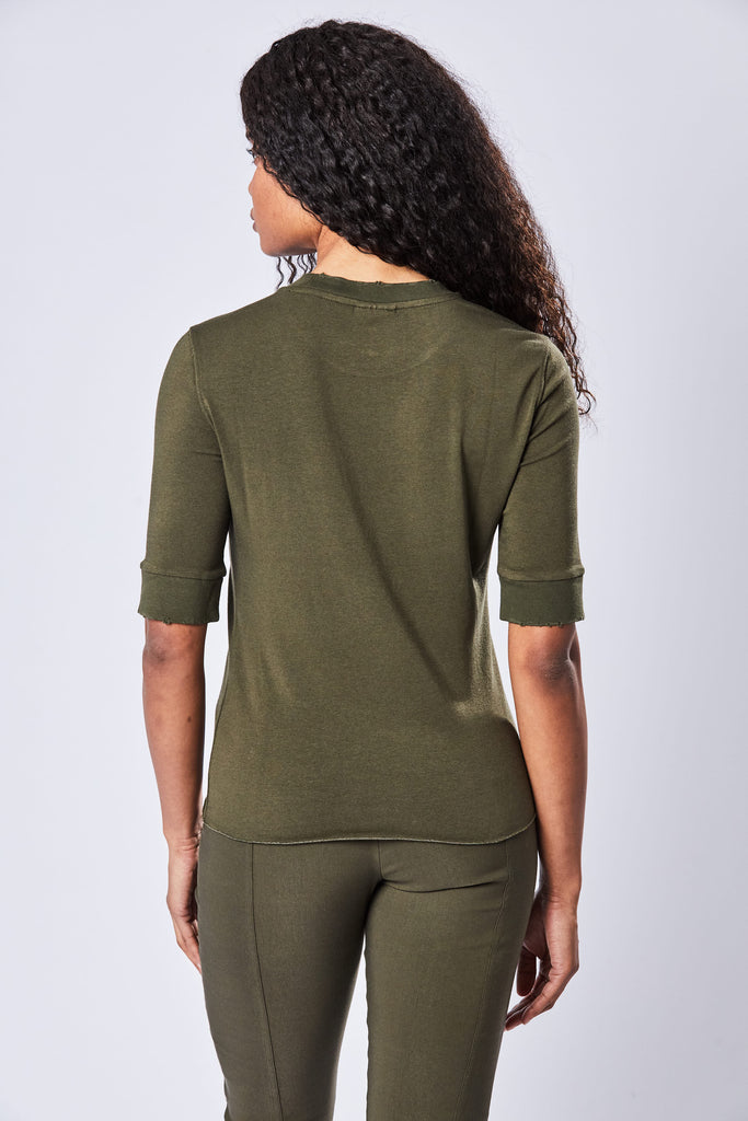 Thom Krom AW23 W TS 498 hunt green