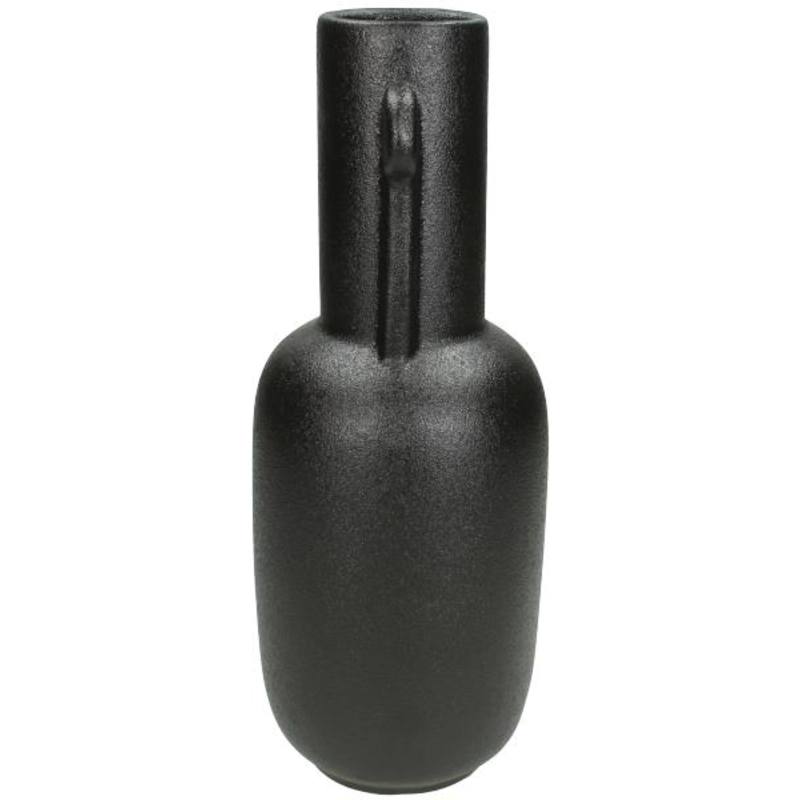 Vase Black Modern Large