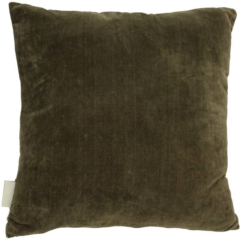 Cushion Hogweed Velvet Brown 45 x 45cm