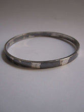 925 Silver Bangle- oxidised