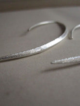 Collard Manson 925 Silver Curved Drop Earrings