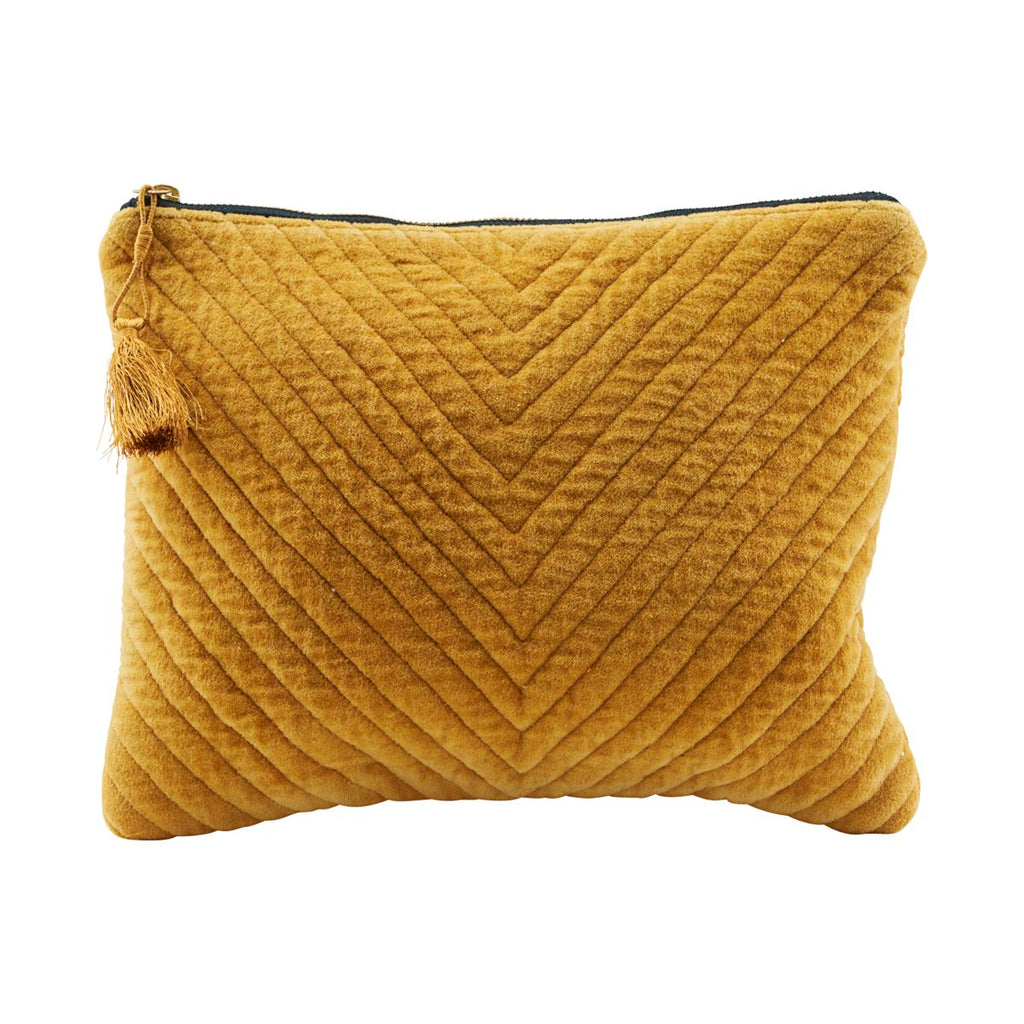 Pouch, Mila, Mustard - Large
