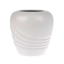 flower vase l matt grey