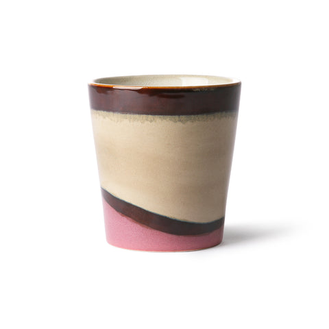 HKlivingCeramic 70's coffee mug, dunes