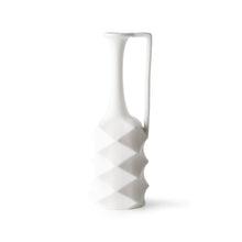 matt white porcelain vases (set of 4)