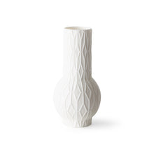 matt white porcelain vases (set of 4)
