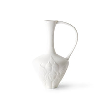 matt white porcelain vases (set of 4)