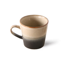 Ceramic 70's americano mug, rock