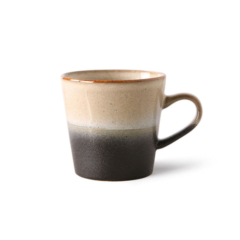 Ceramic 70's americano mug, rock