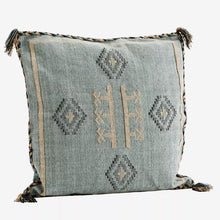 Madam Stoltz Handwoven Cushion Cover Jade