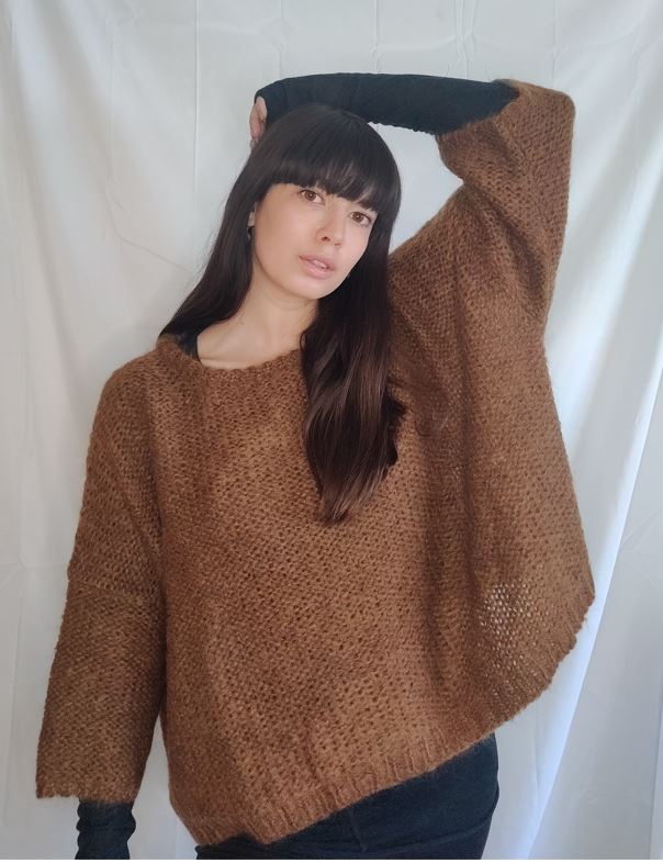 WDTS - Mia Mohair jumper - amber