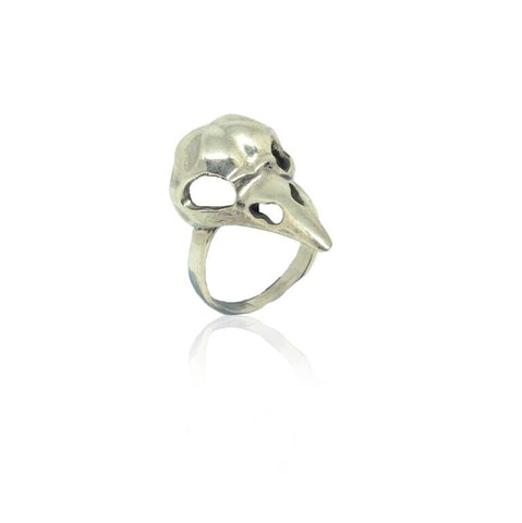 WDTS 925 Silver Bird Skull Ring