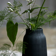 Vase, groove tall