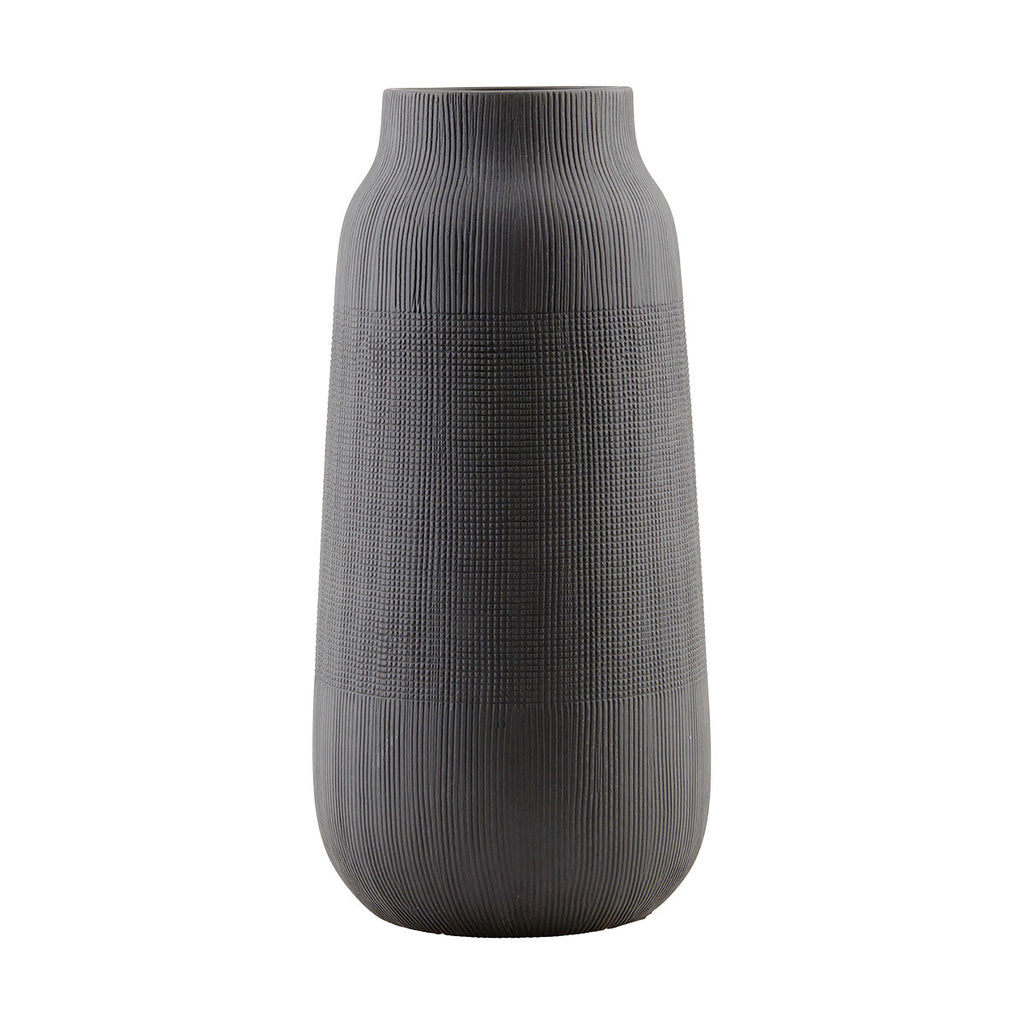 Vase, groove tall