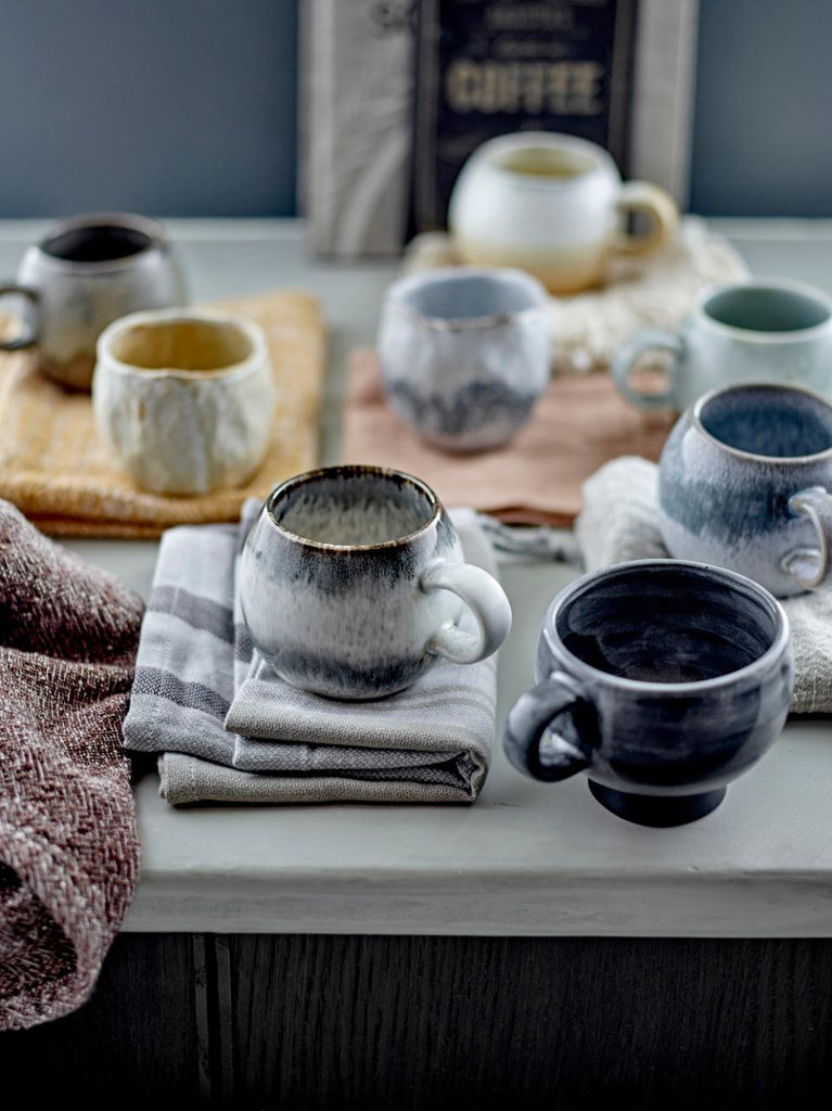 Emilo Cup, Grey, Stoneware