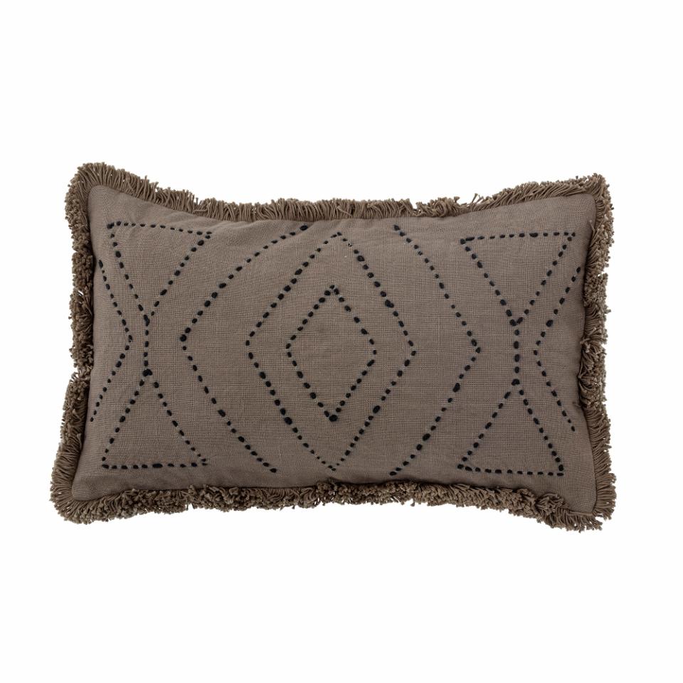 Baloo Cushion, Brown, Cotton