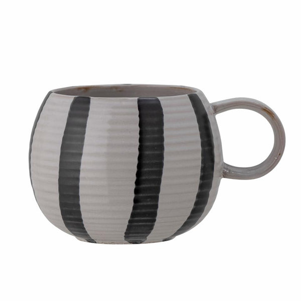 Serina Mug, Black, Stoneware