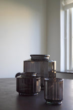 Angled vase The edge - grey - large
