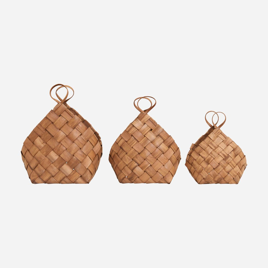 Baskets, Conical, Brown