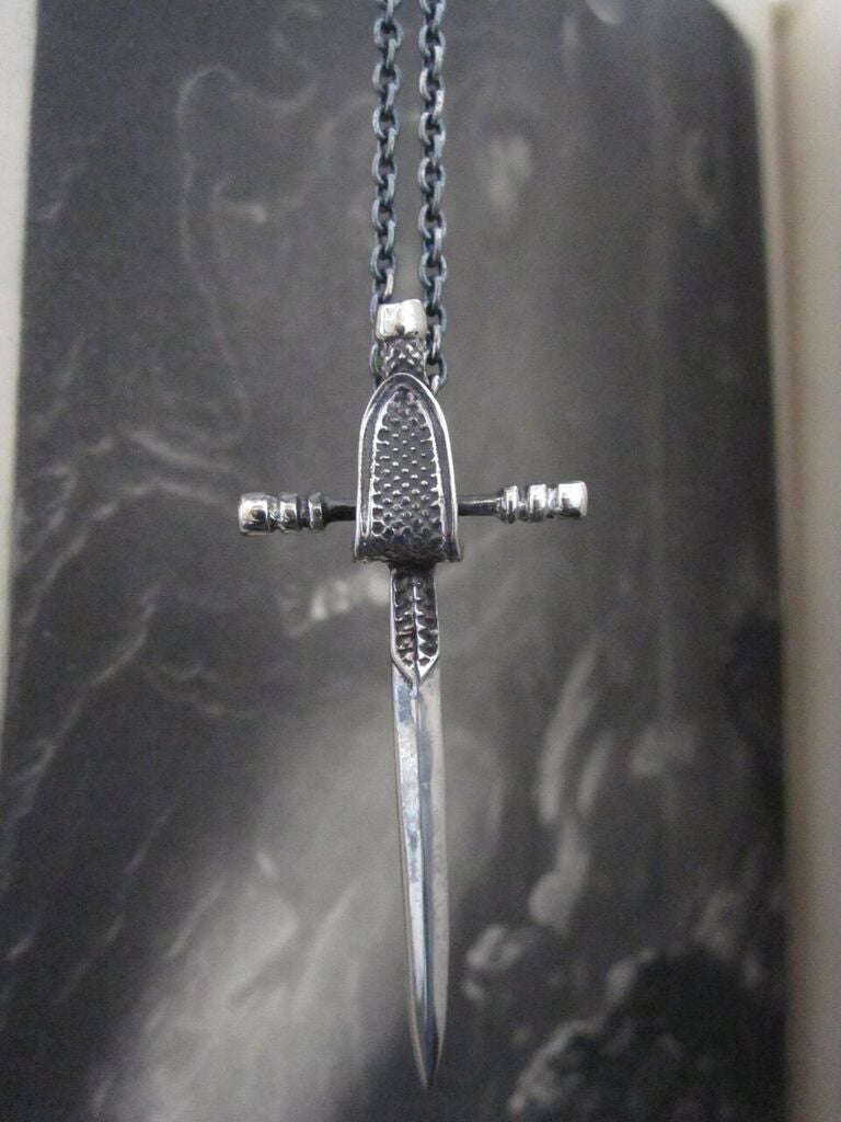 WDTS 925 Silver Sword Necklace