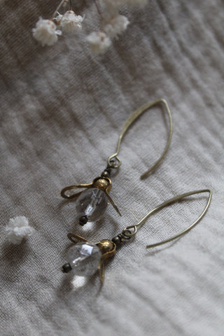 Tabito Chandelier glass bead earrings
