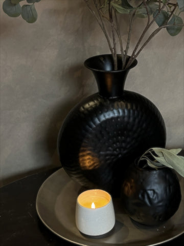 Vase Metal Black