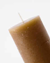Pillar candle, Rustic Wax, Camel