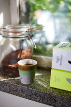 HKliving 70s ceramics: ristretto mugs: good vibes (set of 4)
