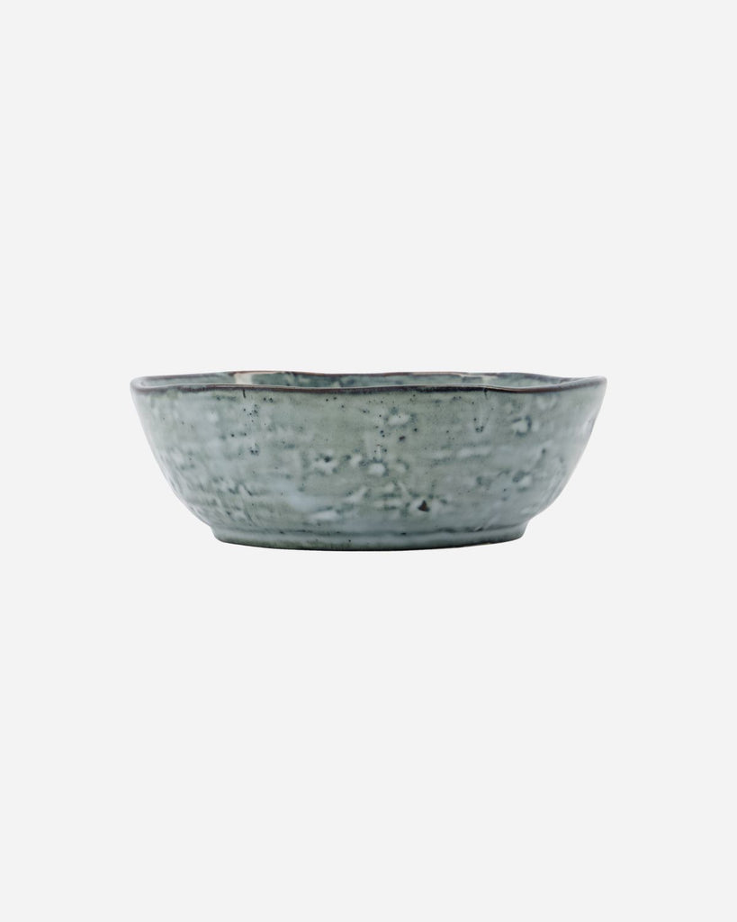 Bowl, Rustic, Grey/Blue