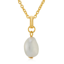 WDTS Pearl Pendant Necklace - Gold