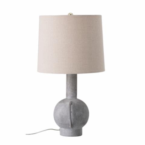 Table lamp, Grey, Terracotta